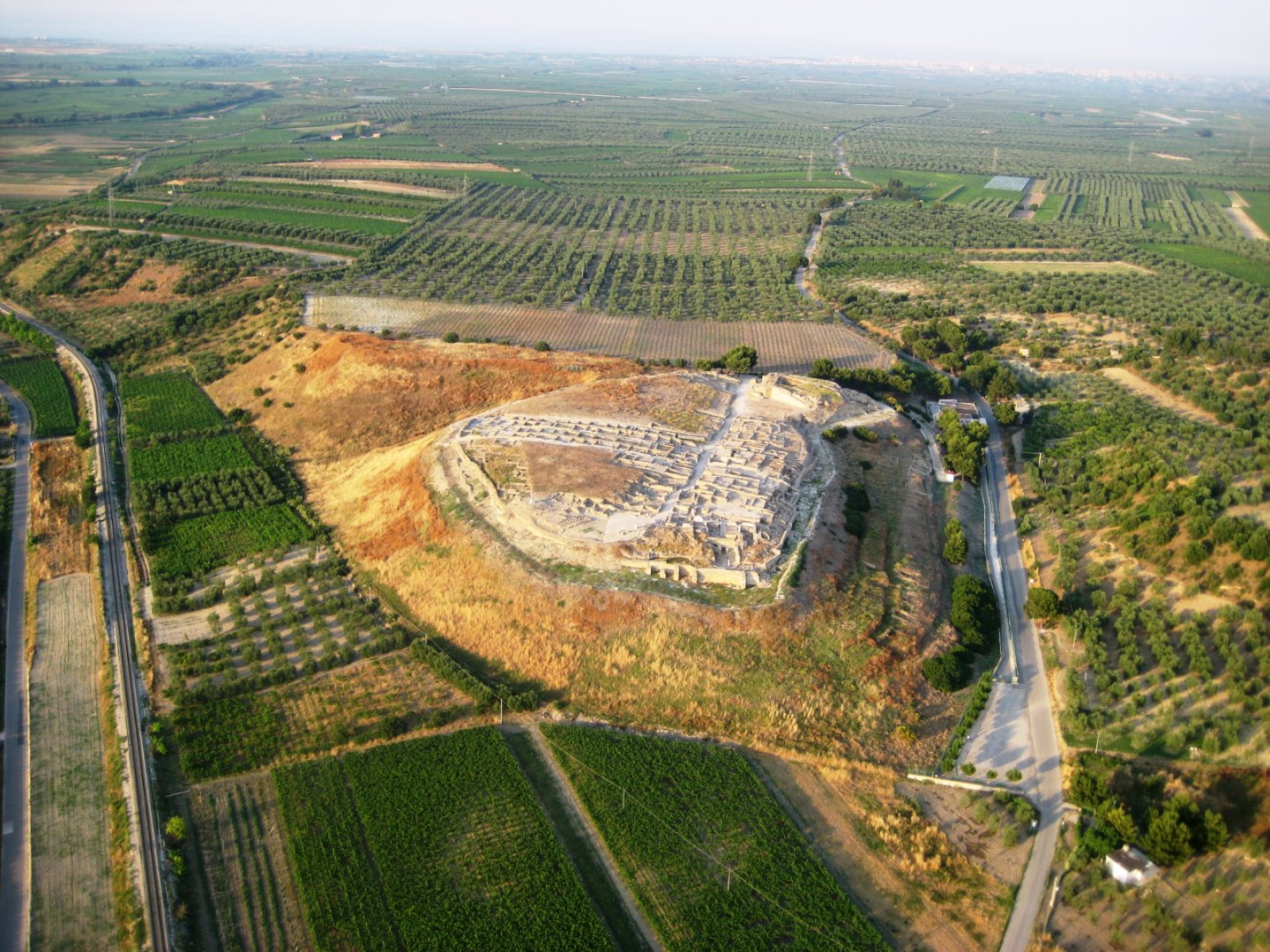 Veduta aerea della cittadella di Canne